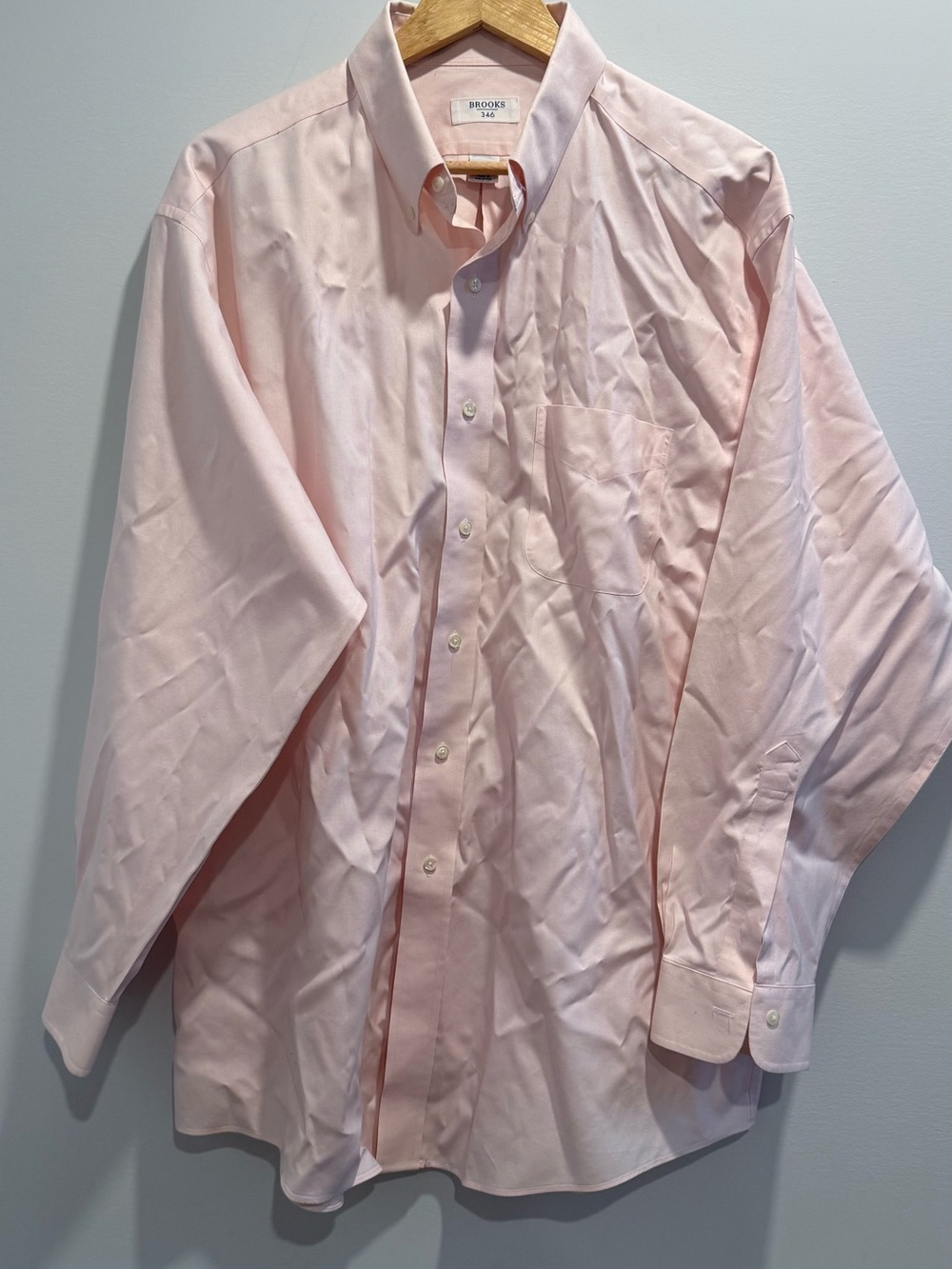 Brooks Brothers Light Pink Long-Sleeve Dress Shirt
